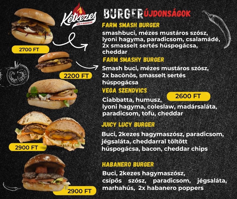 Kétkezes BBQ újdonságok